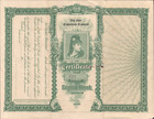 1917 Big Four Exploration Co  Antique Stock Certificate Utah Gold Silver Mining