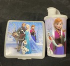 Disney Frozen Kids Tupperware Lunch Set Sandwich Container And Cup With Seal