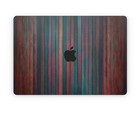 Colorful Wooden Macbook Skin  - Premium Vinyl Wrap Compatible With All Macbook