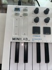 Arturia Minilab Mkii 25 Keyboard Controller - White Works Great    