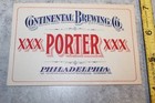 Vintage Contiental Brewing Co Beer Bottle Label  11