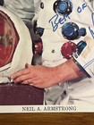Pristine Neil Armstrong Signed Apollo 11 Coa Autograph Official Nasa Pictorial 