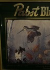 1996 Pabst Blue Ribbon Beer Upland Game Birds  woodcock  Print Beer Sign 20 x15 