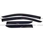 Fit 17-21 Toyota C-hr Chr Jdm Mugen Style 3d Wavy Black Tinted Window Visor Vent
