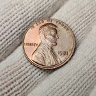 1981 P Penny Ddr 3 1 Grams Slightly Misaligned Toning Toned Error Coin 1981-p