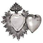 Milagro Heart Wall Ornament Ex Voto   Beautiful Sacred Heart Home D    cor   Gre
