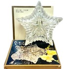 Forever Crystal 24  Lead Cut Crystal Star Shaped Trinket Box Open Box