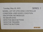 Lot Of 6 Sony  Ps5 Dualsense Edge Wireless Controller  defective - No Modules 