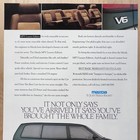 1991 Mazda Minivan Mvp Luxury Edition Vintage Print Ad Car Auto Advert Art