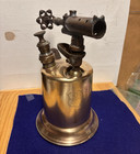 Vintage Clayton   Lambert Everedy Brass Gasoline Blow Torch - 9 1 2 Inches Tall
