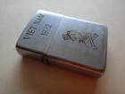 Vietnam War Year 1972 Zippo Lighter Vietnam 1972  Ussf Skull   Bones Logo