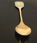 Robbe   Barking 1982 Sterling Silver Gold Plated Spoon  spoon Of The Year 