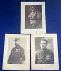 1917 Wwi French Aviators De Kerillis Victor Sayaret Maurice Happe Portrait Print