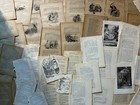 Lot Of 75  Book Pages ephemera 1890s-1930s For Junk Journals collage decoupage 