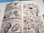 1948 Spalding Sports Show Mailer Program Babe Ruth Lou Gehrig Cartoons