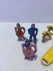 Vintage Lot Of 10 Barclay Lead Winter Sports Figures Skiing  Sledding  Skating