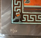 Queens Of The Stone Age Poster 12 16 Forum La Emek Blue Lenticular  50