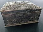 Small Ornate Trinket  Jewelry Box Made In Japan Vintage English Country Shabby