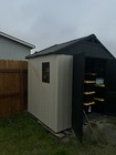 Patiowell 8  X 6  Plastic Storage Shed With Light   kick-it Shed 