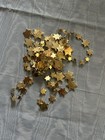 One Vintage Kurt S  Adler 9 Ft Gold Star Garland String Of Stars Santa   s World
