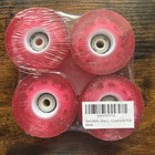 Bont Glow Light Up Led Quad Roller Skate Wheels   Love Letter Pink   62x38mm 83a