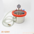 20cm Diameter Epoxy Resin Vacuum Degassing Bucket 3l Vacuum Degassing Chamber