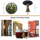 Set Of 2 Decorative Curtain Or Tassel Holdbacks Tiebacks  5 Styles 3 Colors