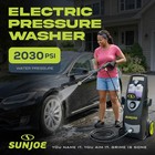 Sun Joe 2030 Psi Electric Powered Pressure Washer  1 2 Gpm Power Cleaner