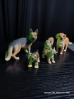 Schleich Lot Of Five Various Animals  Dogs  Bobcats