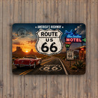 10  X 7  Metal Sign Aluminum Route 66 - Vintage   Modern Americana Choose