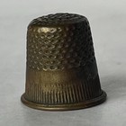 Vintage Brass Sewing Thimble Stamped Japan  Collectible 