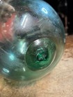 Japanese Large Glass Fishing Float Buoy Ball Green Object 8  25  Dia Vintage
