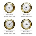 4-pack Mini Hygrometer Thermometer  Weather Station Set  Portable Marine Wall   