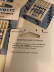 Schmetz 705de Double Eye Home Sewing Machine Needles Size 80 12 New Lot 5 Packs