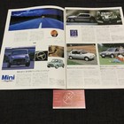 Rover Mini Peugeot Jaguar Daimler Mg Brochure Japanese Catalog Rare Vintage 80s