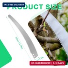 2pcs Pole Saw Blade  Steel Pole Saw Blade Replacement Silver Tree Pruner Replace