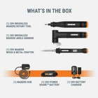 Worx 20v  3  Pc Makerx Rotary  Angle Grinder   Wood metal Combo-ob  wx991l-an 