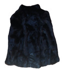 Vintage Maison Blanche Black Mink Fur Jacket Coat Size 8 S M
