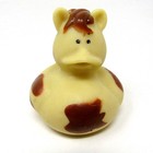 Horse Rubber Duck Pinto 2 Inch Braided Mane Cowboy Rancher Cruise Jeep Q