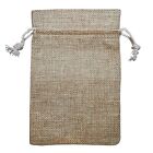 50 Small Burlap Bags With Drawstring  4x6 Inch Gift Bag Bulk Pack - Wedding P   