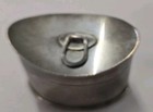 Vtg Cartier Hand Made Sterling Silver Snuff Or Pill Box