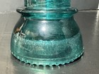 Vintage Antique Hemingray 42 Aqua Blue Green Glass Insulators