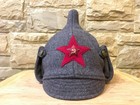 Wwi Red Army Budenovka Hat     Wool Felt Helmet Replica     Soviet Soldier Cap With