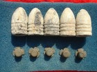 Sea Recovery 5 Civil War 3-ring Bullets With Percussion Caps Minho  