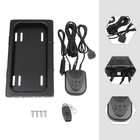 Electric License Plate Frame Remote Control Flip Up Cover Us Standard 12v