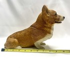 Vintage Sandicast Welsh Corgi Dog Figurine By Sandra Brue 1989 Figure 208 Signed
