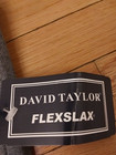 David Taylor Vintage 1980 s Sears Perma-prest Gray Flexslax Nos Men s Size 34 29