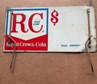 Vintage Rc Royal Crown Cola Double Sided Store Display Rack Sign Soda Pop    Dep