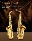      Eastar As-    Alto Saxophone E Flat Gold Laquered   Hard Case Mouthpiece Stand