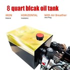 Single Acting Hydraulic Pump 8 Quart Hydraulic Power Units 12v Dc Sae